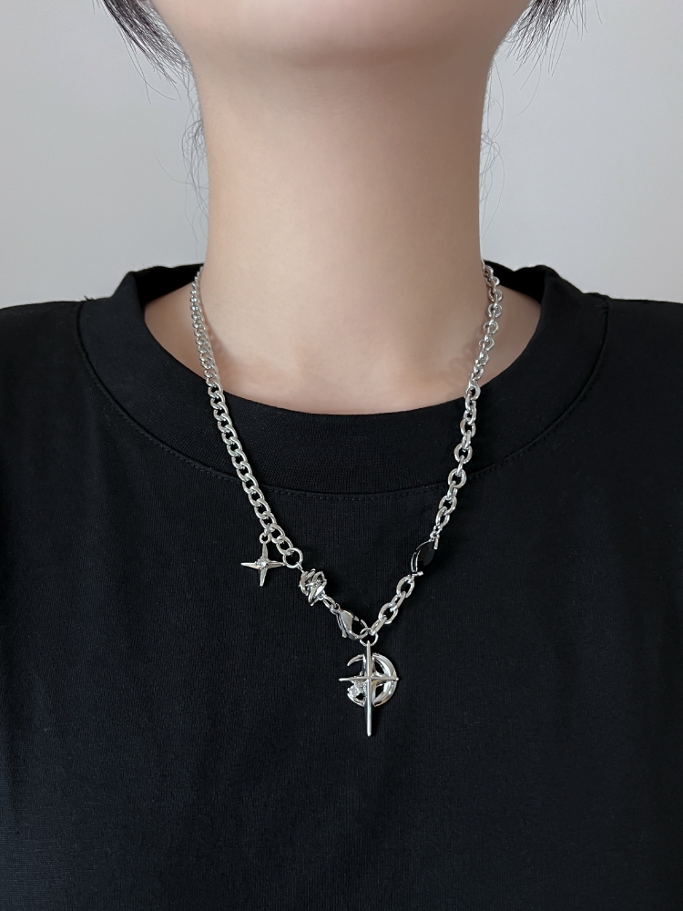 2023 Korean Fashion Goth Punk  - огляд і ціна Men Accessories Neck Chain