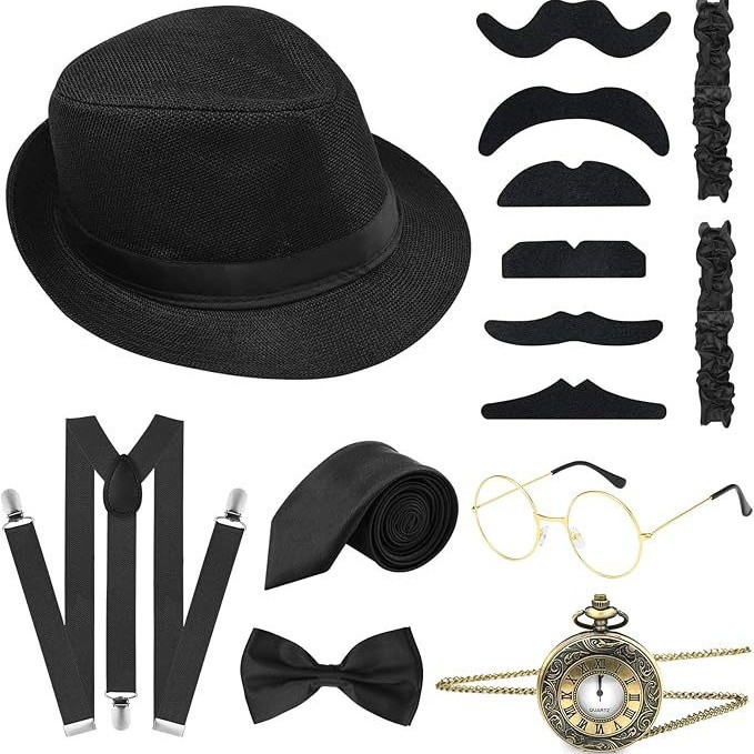Men 1920s Gatsby Costume Acces - огляд і ціна Men'S Accessories In The 1920S